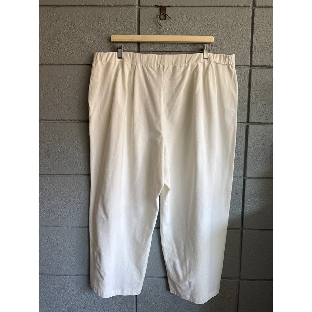 Women's Eileen Fisher Washable Stretch Crepe Cropped Pants size 3X Plus Size - Picture 4 of 7